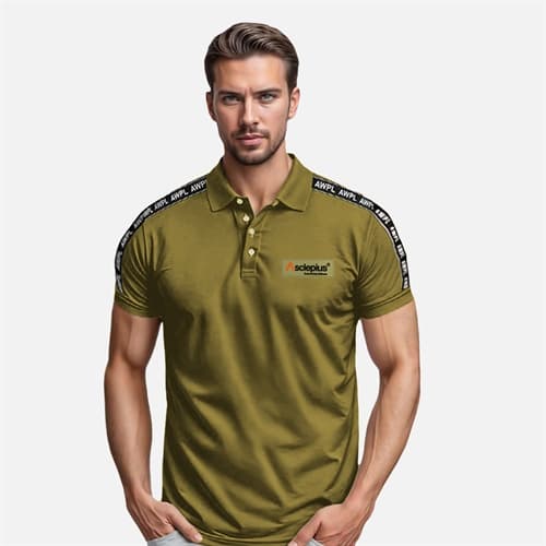 Asclepius T Shirt -Olive- (S), 1 piece product packaging