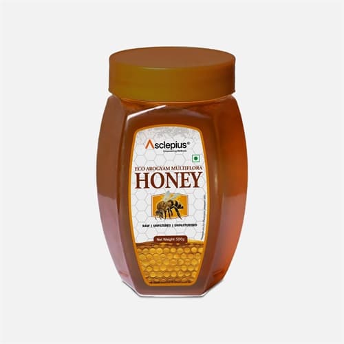 Eco Arogyam Multiflora Honey (New), 500 g packaging
