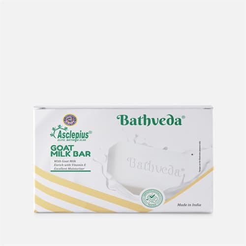Bathveda Goat Milk Bar, 375 g product packaging