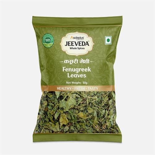 Fenugreek Leaves-kasoori Methi, 50 g product packaging