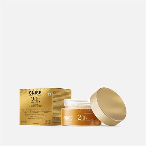 24K Gold Face Moisturizer, 50 g product packaging