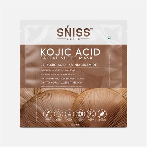 Kojic Acid Face Sheet Mask, 20 ml product packaging