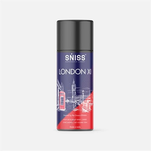 Sniss London XI, 150 ml packaging