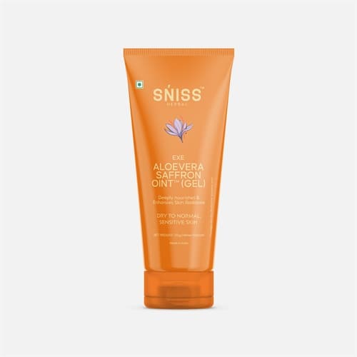 Aloevera Saffron Oint Gel, 50 g product packaging