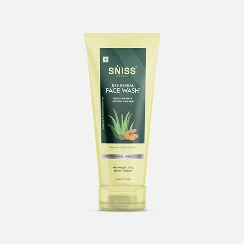 Herbal Face Wash, 100 g product packaging
