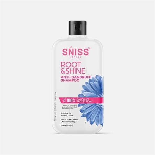 Root & Shine Shampoo, 100 ml product packaging