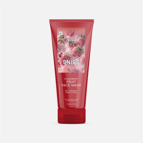 Strawberry Face Wash, 100 g product packaging