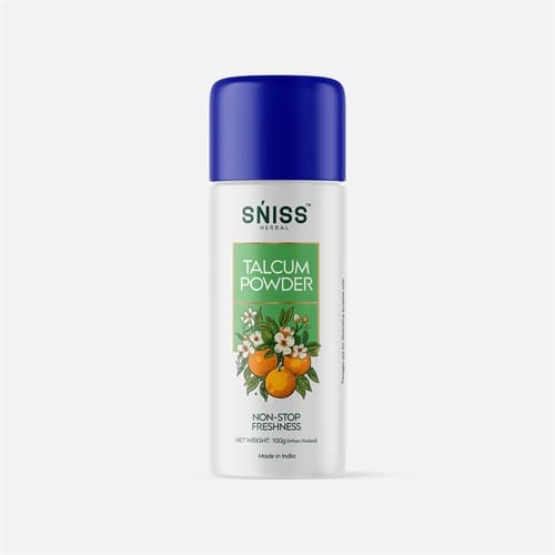 Talcum Powder, 100 g product packaging