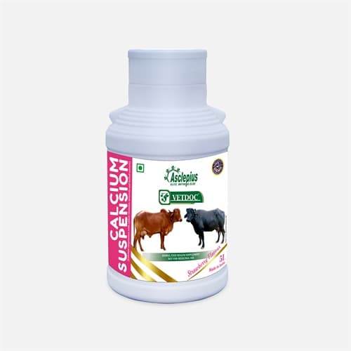 Vetdoc Calcium Suspension, 5 litres product packaging