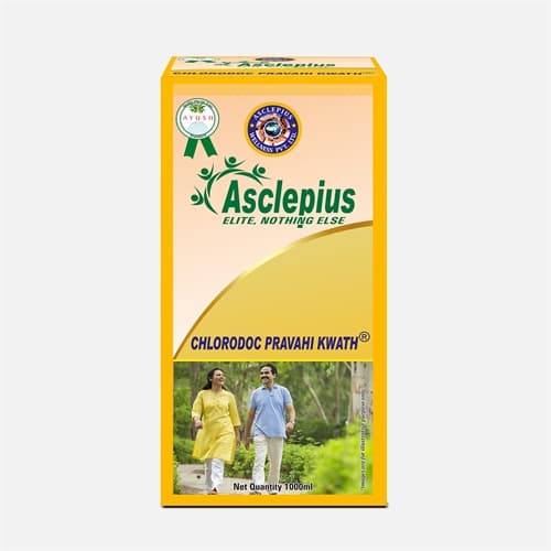 Chlorodoc Pravahi Kwath, 1000 ml product packaging
