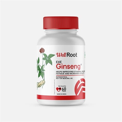 Ginseng Tablet, pack of 60 product packaging