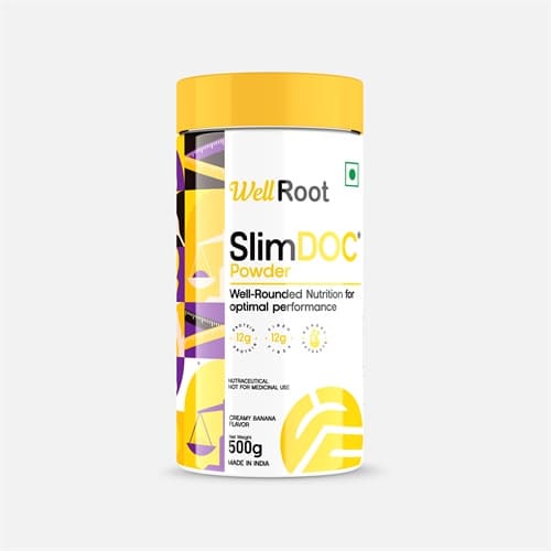 Slimdoc Powder-creamy Banana Flavor, 500 g product packaging