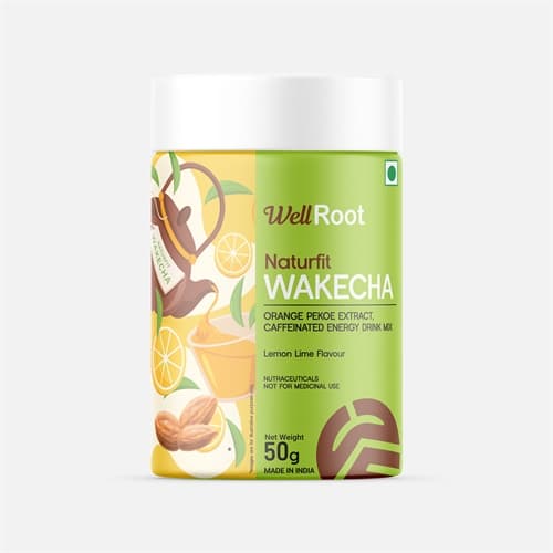 Wakecha Lemon Lime, 50 g product packaging