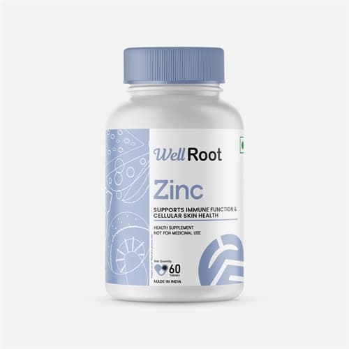 Zinc Tablet, pack of 60 product packaging