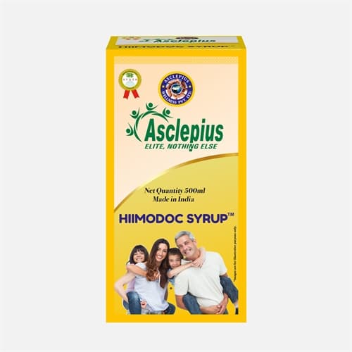 Hiimodoc Syrup, 500 ml product packaging