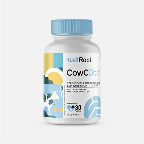Cow C Doc Tablet, pack of 30 product packaging