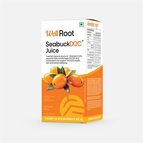 Seabuckdoc Juice, 500 ml product packaging