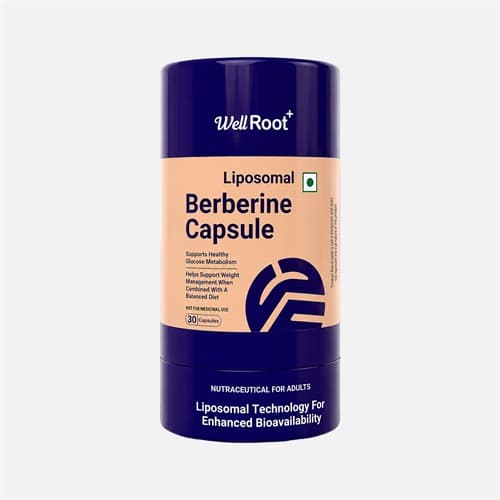 Wellroot Liposomal Berberine Capsule, pack of 30 product packaging